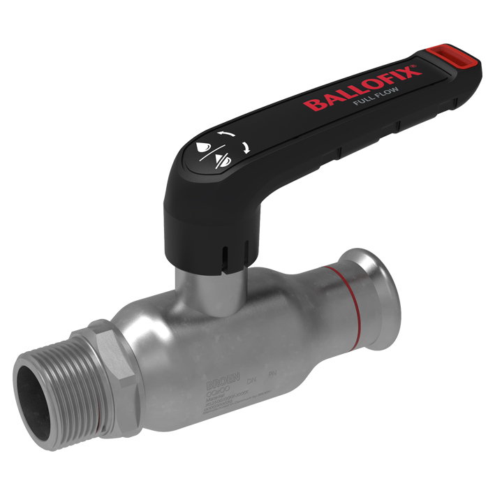 Ballofix Full Flow Galvanisé, Press (M) / m