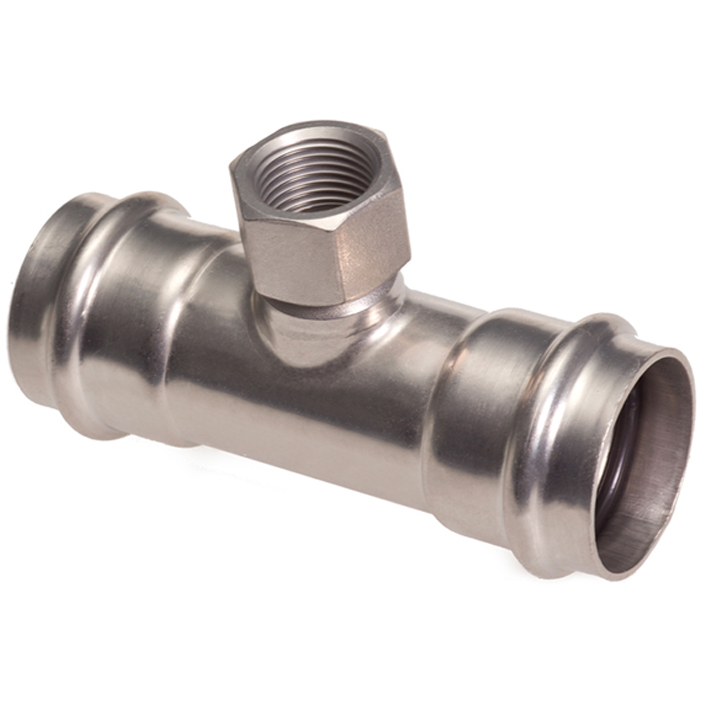 B Press Inox T-Stück mit IG V-Kontur - Typ PS4130G