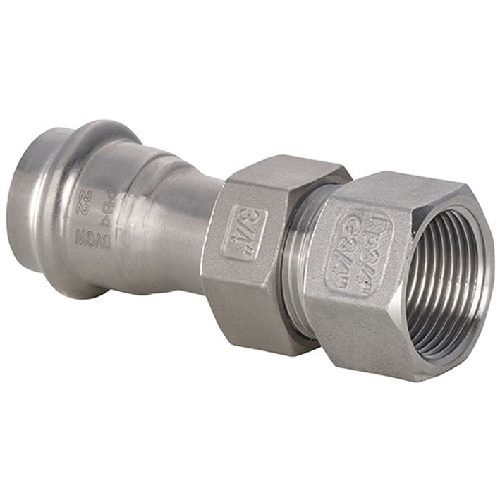 B Press Inox Verschraubung mit IG V-Kontur - Typ PS4330G