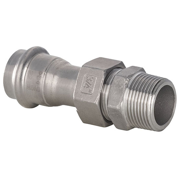 B Press Inox Verschraubung mit AG V-Kontur - Typ PS4331G