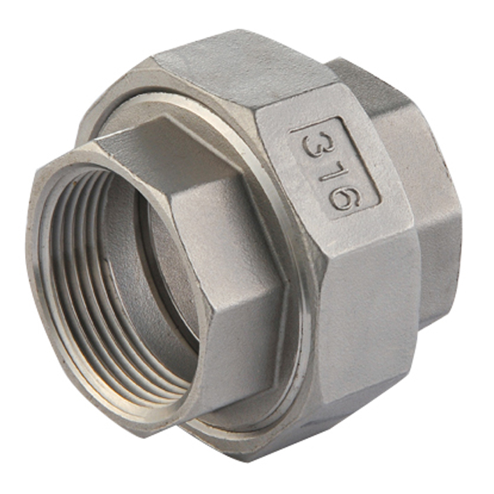 Union conique étanche f/f acier inoxydable - 1.4408