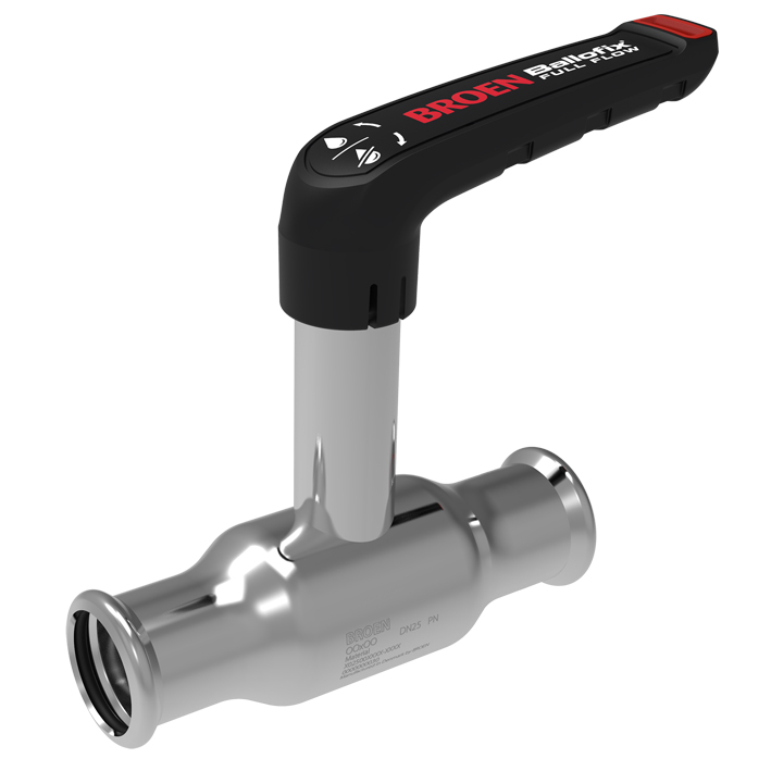 Ballofix Full Flow Galvanisé, tige longue, Press / Press, (M)