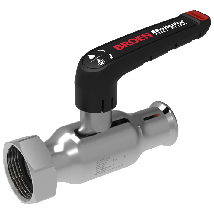 Ballofix Full Flow Galvanisé, Press (M) / raccord vissé