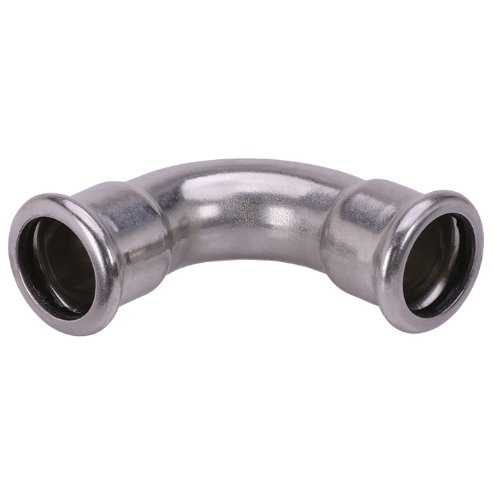 A Press Inox Bogen 90° I/I, M-Kontur, 316L, PS26002