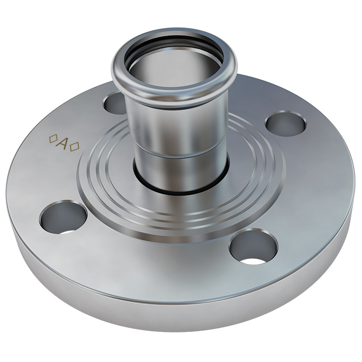 A Press Inox Flansch PN16, M-Kontur, 316L, PS26230B
