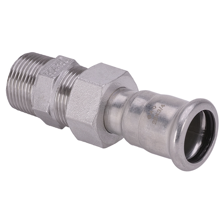 A Press Inox Rohrverschraubung kon.dichtend - AG, M-Kont.,PS26341G