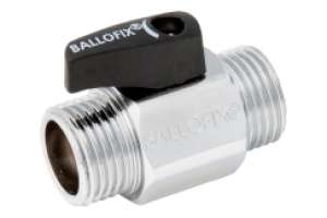 Ballofix chromé, avec poignée, m/m