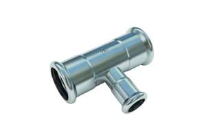 Press INOX-304, T-Stück reduziert - M-Kontur