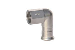 Press INOX-304, Winkel 90° mit IG - M-Kontur