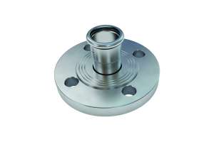 Press INOX-304, Flansch mit Pressanschluss - M-Kontur
