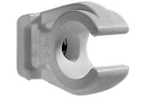 B Accessoires Clips tubulaires simples avec douille filetée en laiton - Typ 9826