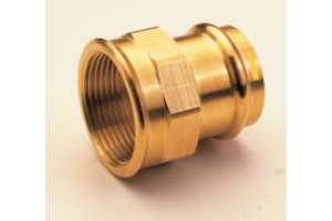 B Press Gaz Manchon de transition bronze avec filetage femelle - Typ PG 4270G