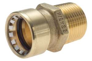 Sonic Steckfitting Überg.-Stck - Messing