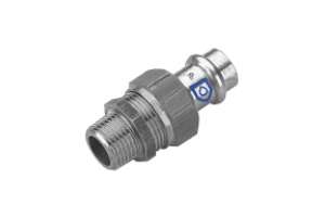 B Press INOX Raccordement à vis mâle V-Contour - Typ PS4331G