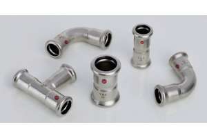 Pressfittings Edelstahl 304 / 1.4301 / V2A in M-Kontur