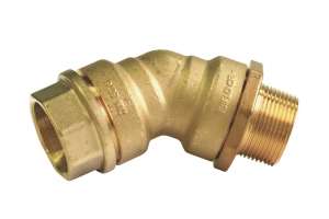 isiflo laiton Coude 45° mâle - Typ 126