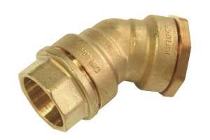 isiflo laiton Coude 45° femelle - Typ 127