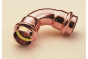 B Press Gas Bogen 90° I/I Cu - Typ PG5002