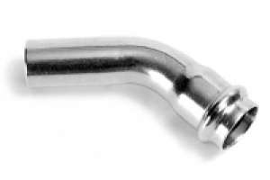 B Press INOX Courbe 45° f/m V-Contour - Typ PS5040
