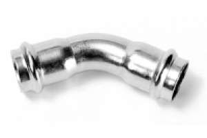 B Press INOX Courbe 45° f/f V-Contour - Typ PS5041