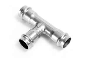 B Press INOX Té égal V-Contour - Typ PS5130
