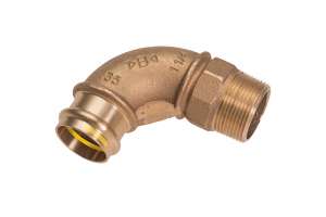 B Press Gas Rg-Einschraubbogen 90° mit AG - Typ PG4001G