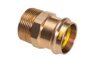 B Press Gas Übergangsnippel Rg mit AG - Typ PG4243G