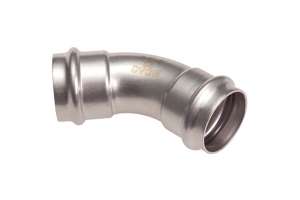 A Press Inox Bogen 45° I/A M-Kontur PS5040