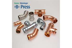 Pressfitting Serie 4000 - Rotguss in V-Kontur
