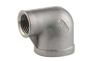 Coude 90° réduit f/f acier inoxydable - 1.4408